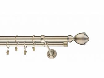 LA MASURA - galerie 25 mm Ø AUSTRIA, capete SALZBURG în 2 culori, simpla si dubla