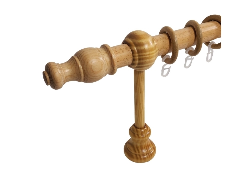 galerie 28 mm  NORVEGIA lemn pin, simpla si dubla